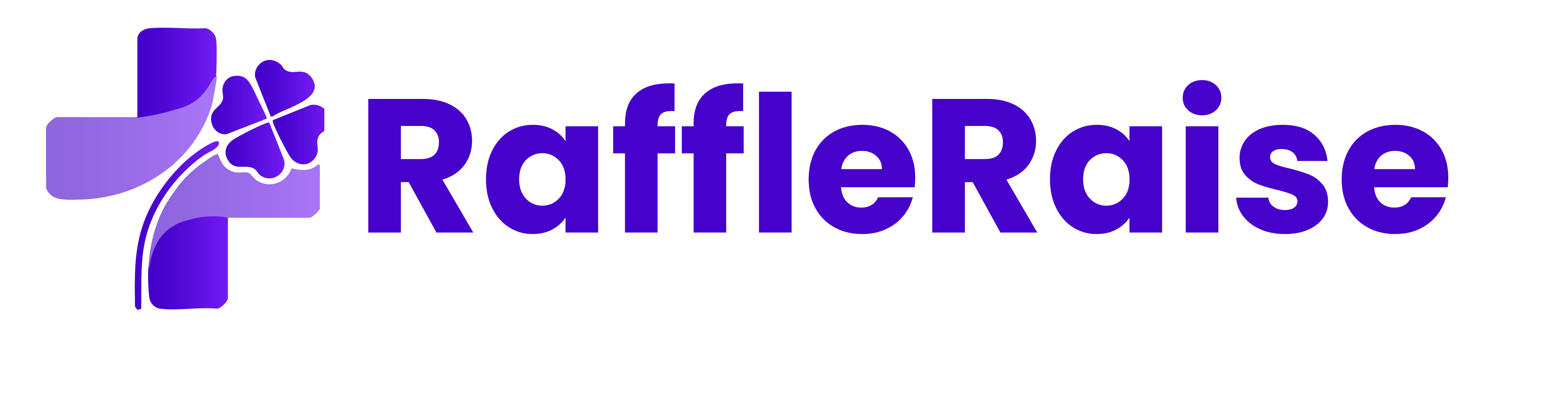 RaffleRaise Logo - dark purple